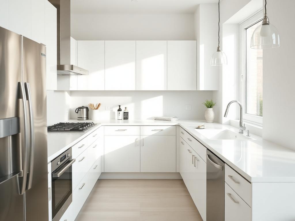 Sparkling clean modern kitchen after BrightSpace deep cleaning